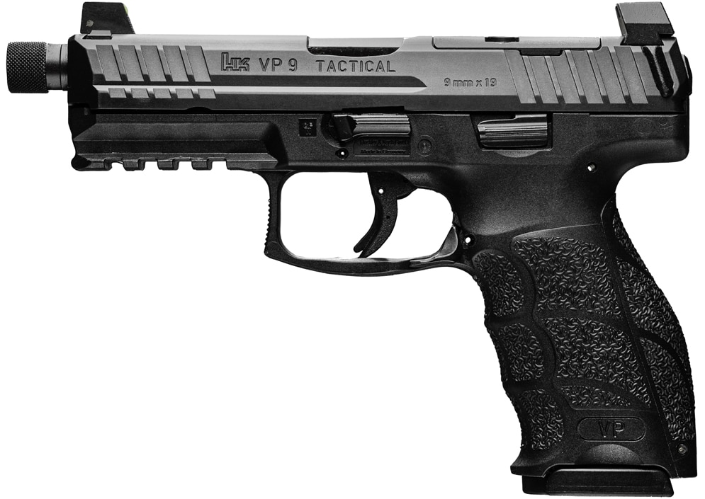 HK VP9 Tactical 9mm Optics Ready Pistol with Night Sights and 3 of the